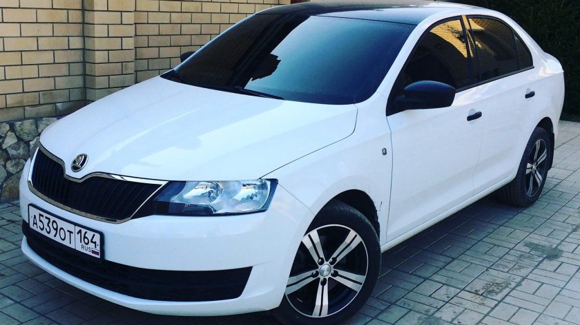 Шкода Рапид 2014 тонированная