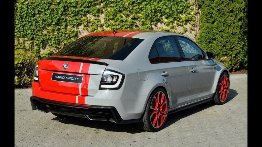 Skoda Rapid тюнингованная