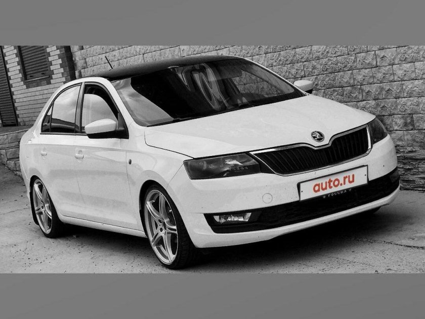 Шкода рапид 2016 белая