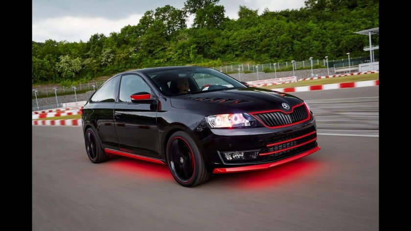 Тюнинговая шкода рапид