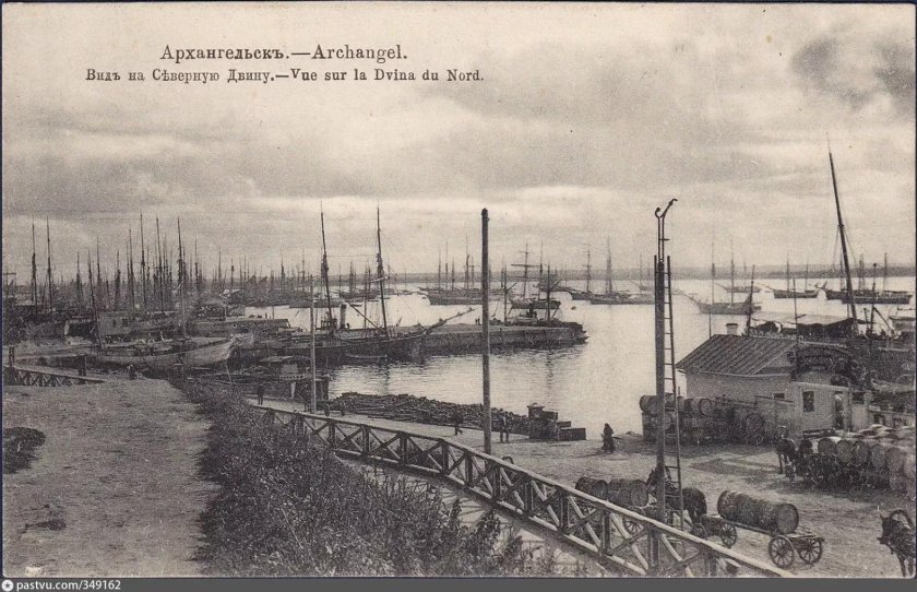 Архангельск морской порт 17 век