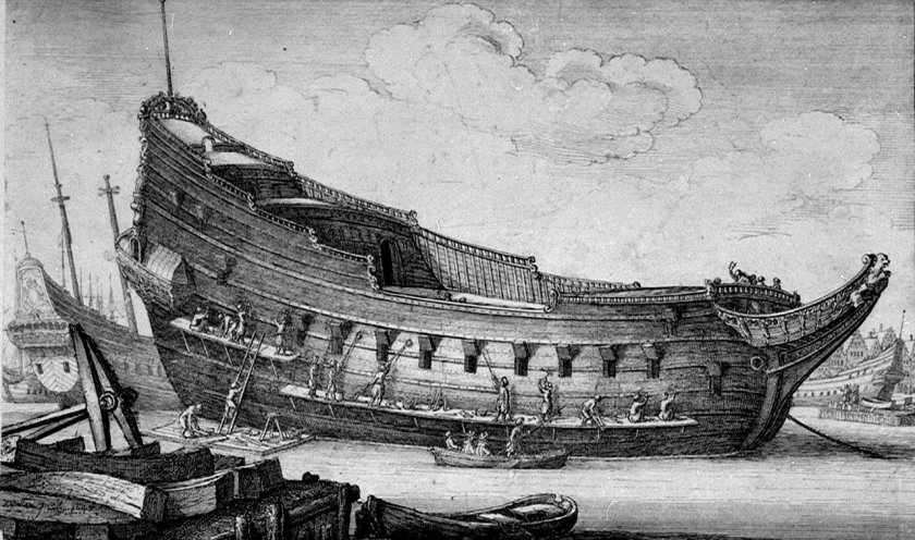 Петр 1 на верфи