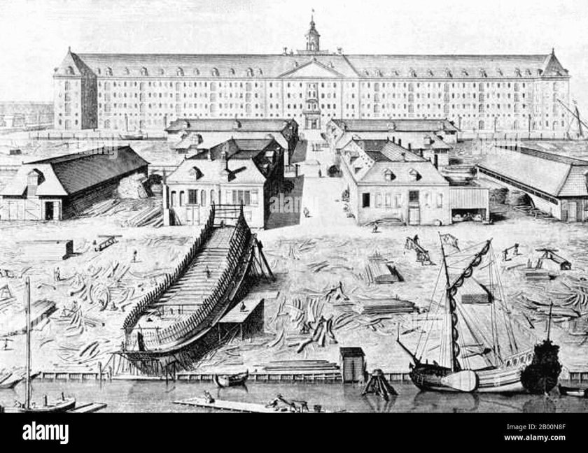 Корабельная верфь Голландия 17 век