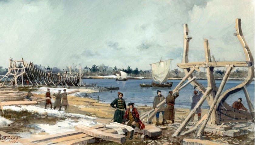 Олонецкая верфь петра 1