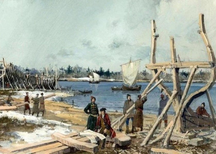 Олонецкая верфь Петра 1