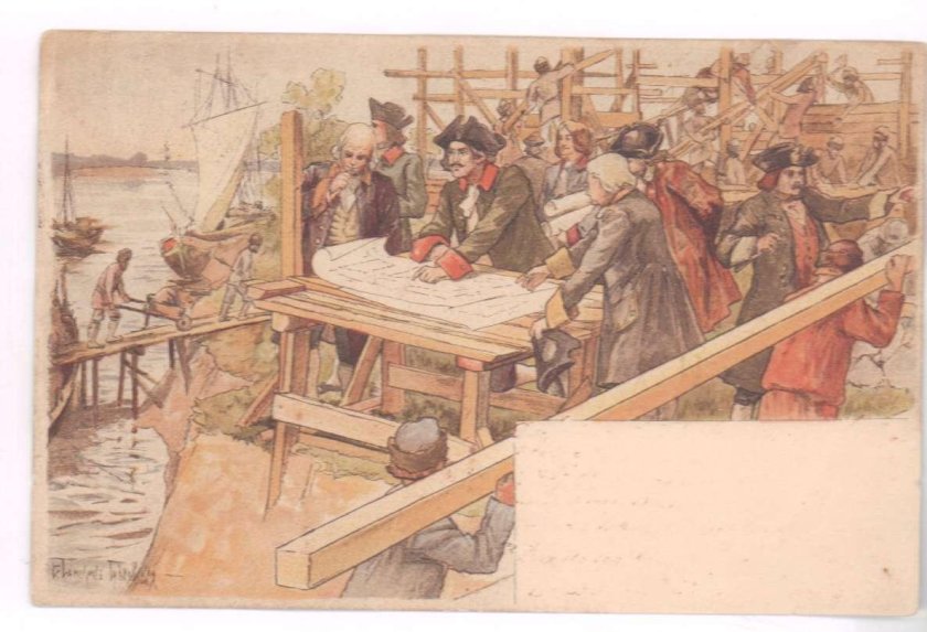 Кораблестроение при Петре 1