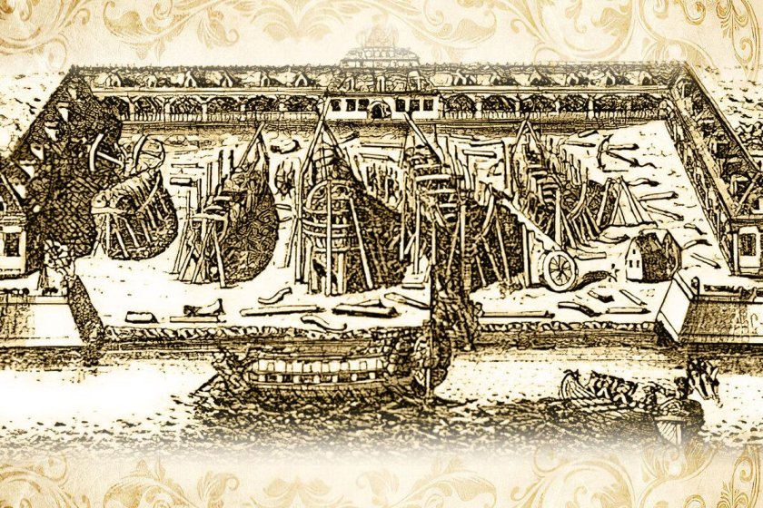 Адмиралтейская верфь в санкт-петербурге при петре 1