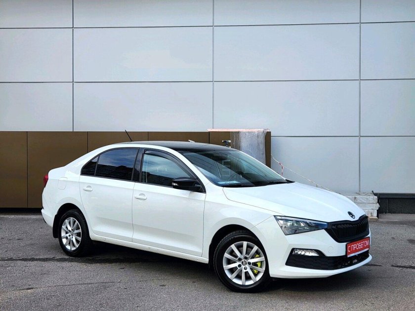 Шкода рапид 2020 белая