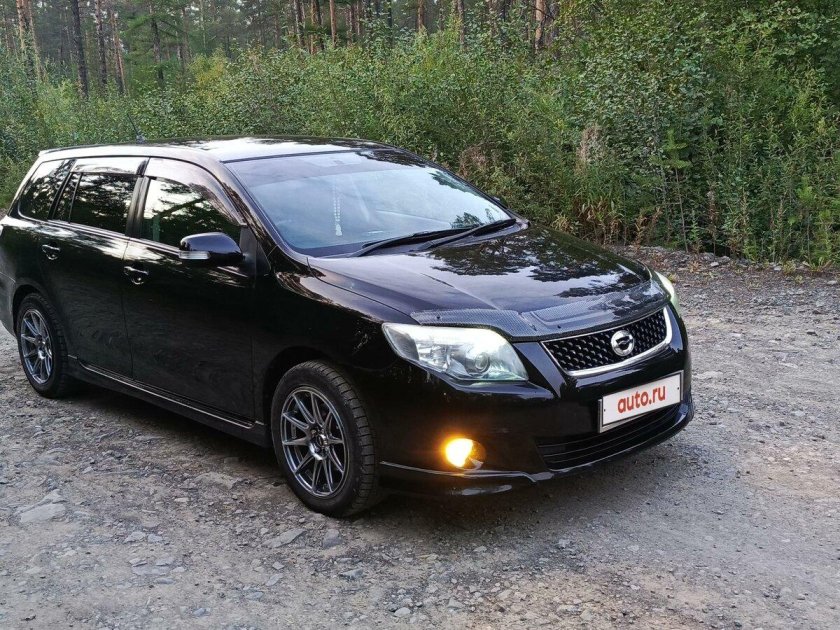 Тойота королла филдер 2010 чёрная