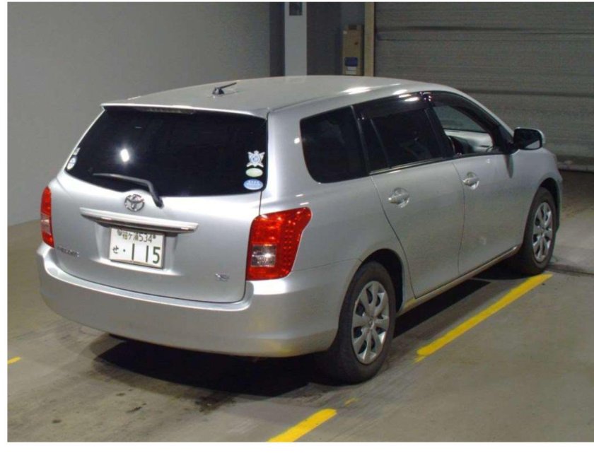 Тойота Филдер серебристая