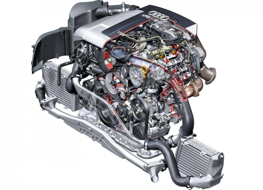 3.0 TDI Audi двигатель