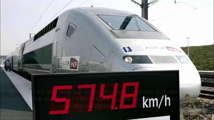 Скоростной поезд TGV Франция