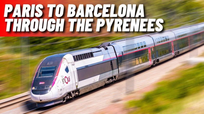 Скоростной поезд TGV Франция