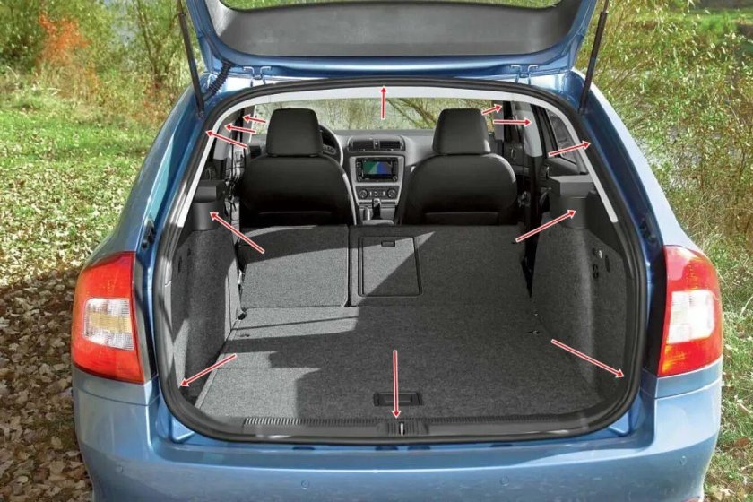Skoda Octavia a5 универсал багажник