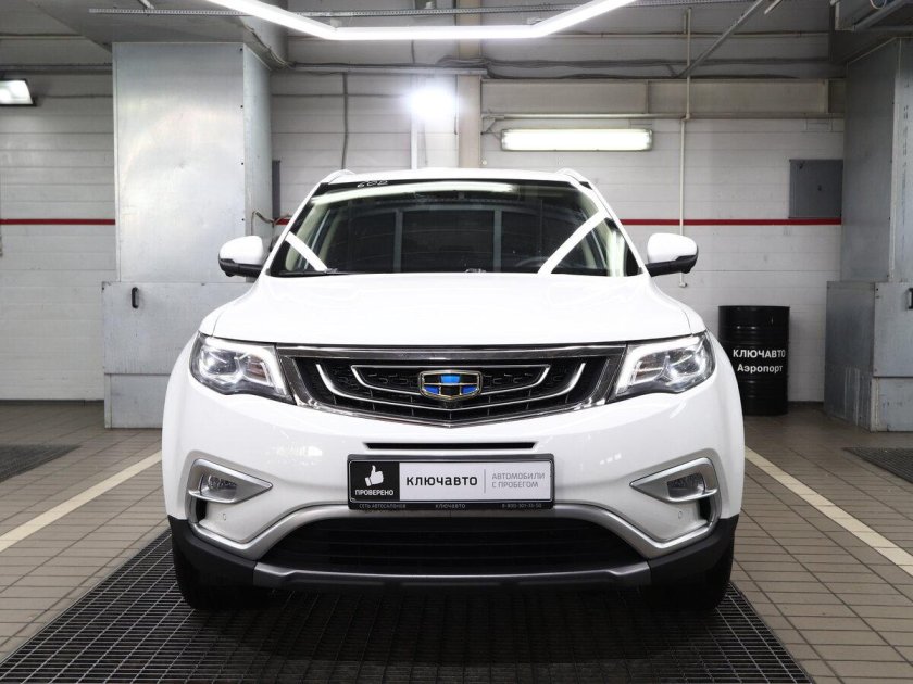 Geely atlas 2016 — 2022 i белый