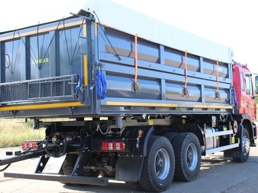 JAC n350 Автомастер 658984-41 самосвал сельхозник 3-х сторонний 25м3, 6х4