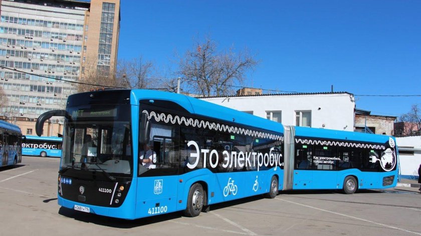 Электробус гармошка КАМАЗ 6292