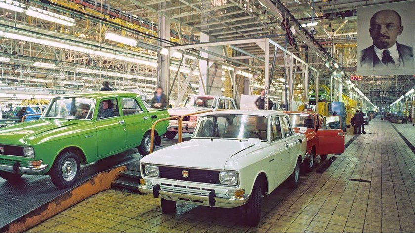 Москвич 2140 на заводе АЗЛК