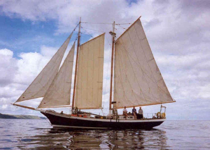 Марсельная гафельная шхуна