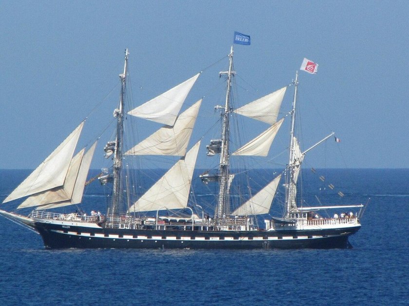 Le Belem парусник