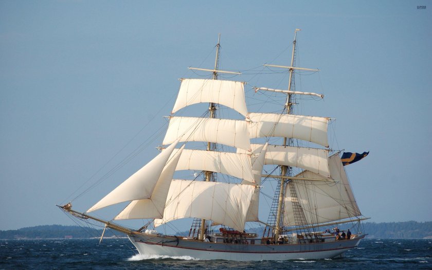 Бриг — двухмачтовый парусник