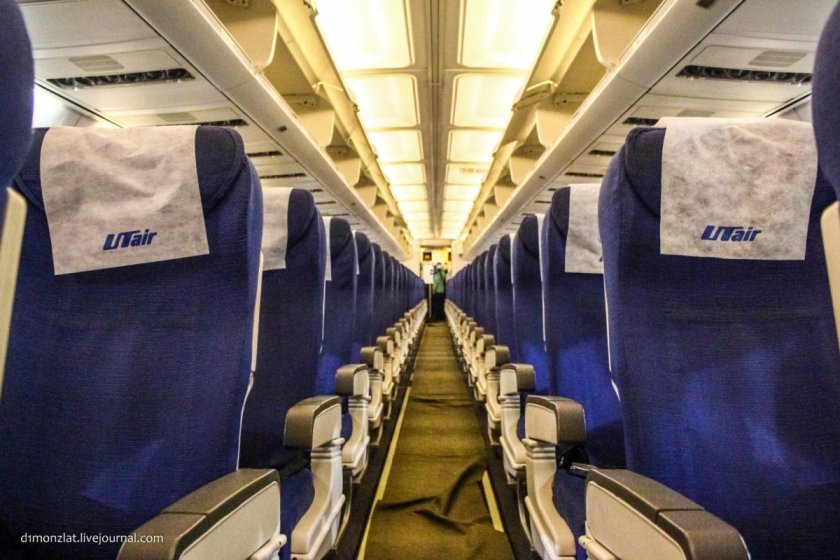 Боинг 737-400 салон