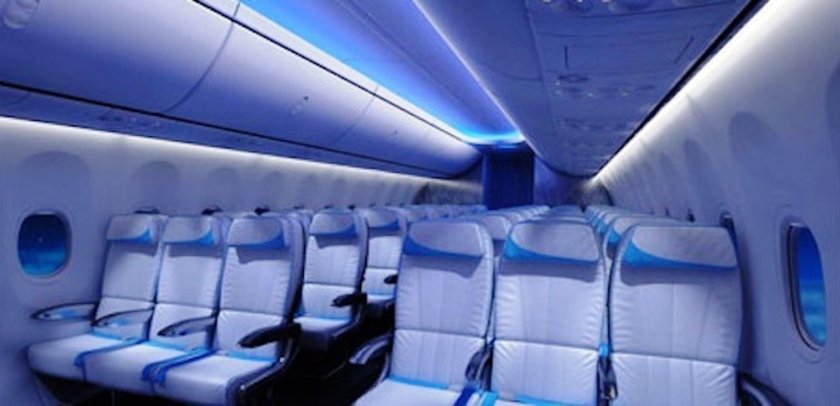 Салон самолёта Боинг 737-800