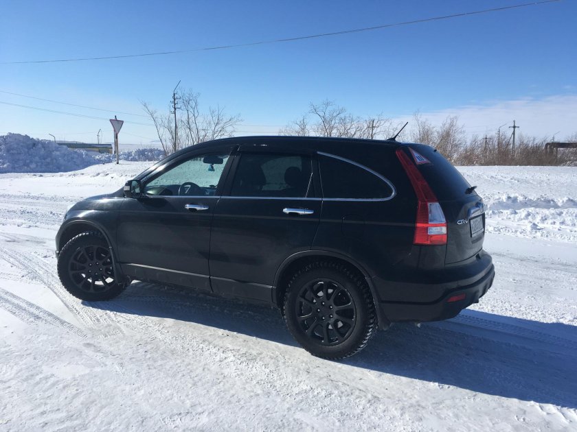 Honda CR-V 2008 черная
