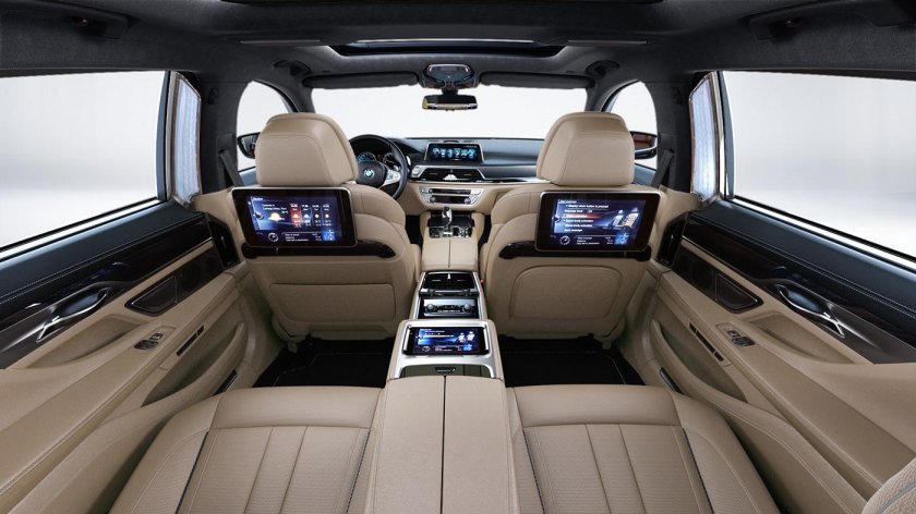 BMW 7 long салон