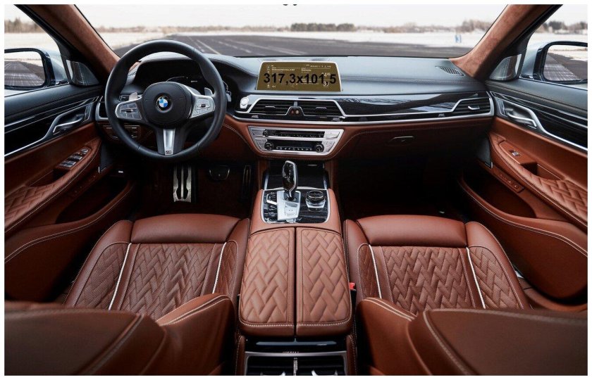 BMW i750 2020 салон