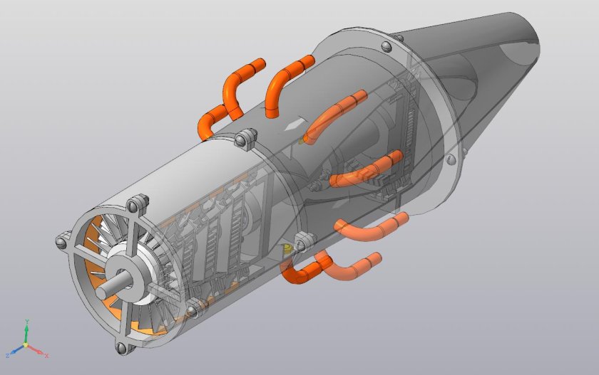 Турбореактивные двигатели
