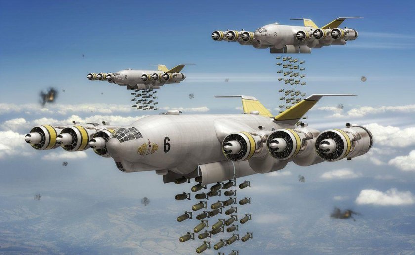 Дизельпанк бомбардировщик