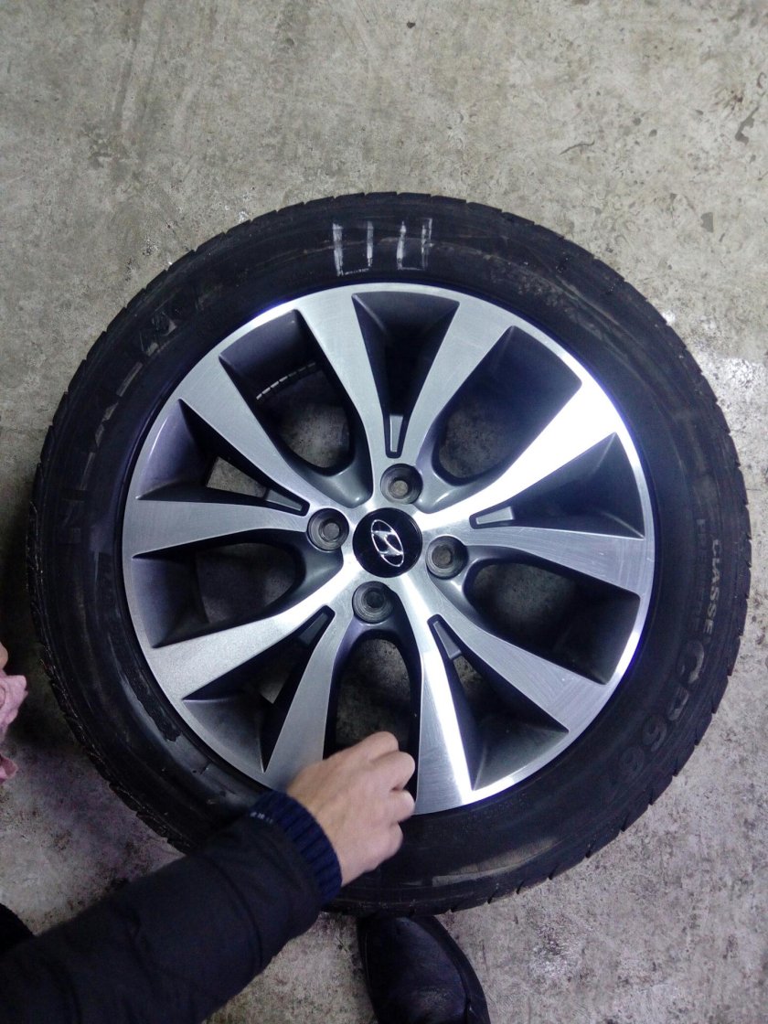 Штатные шины Хендай Солярис r15