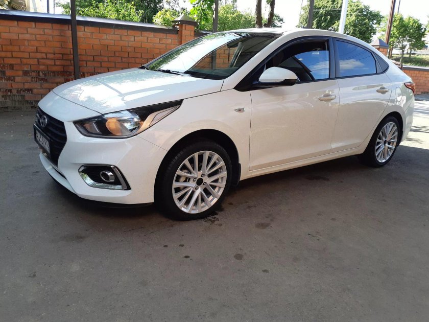 Hyundai Solaris 2017 литье r17