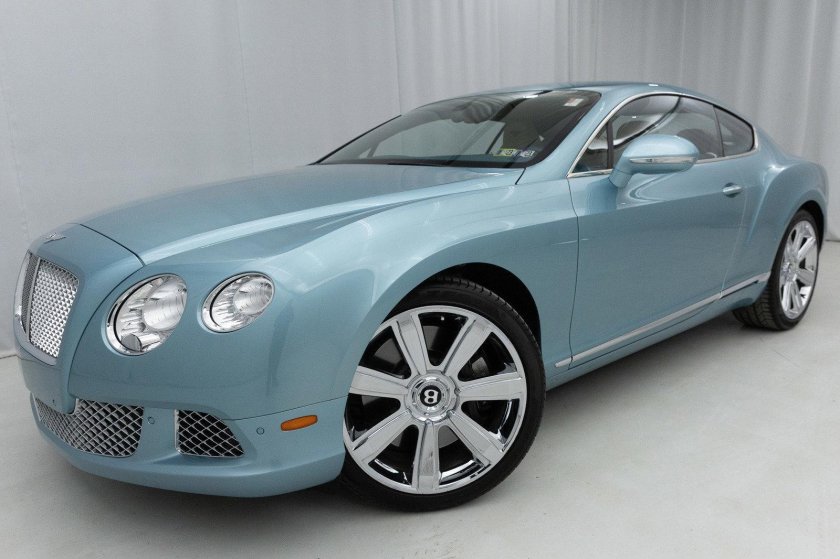 Бентли континенталь 2021 голубой