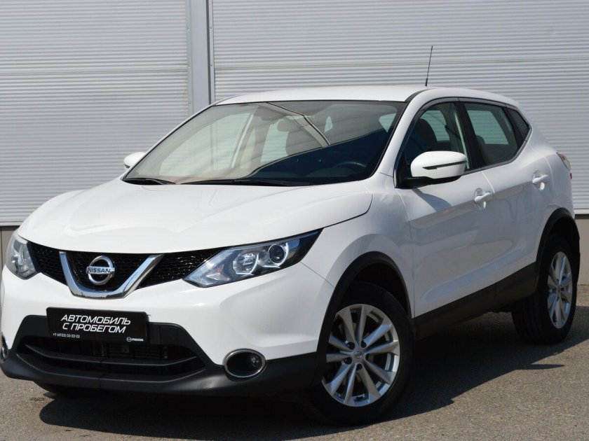 Ниссан Кашкай + 2 белый