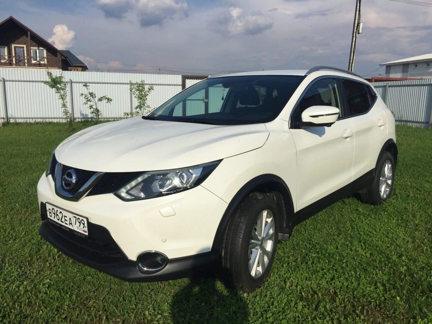 Ниссан Кашкай белый