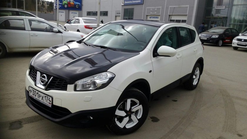 Nissan Qashqai j10 белый
