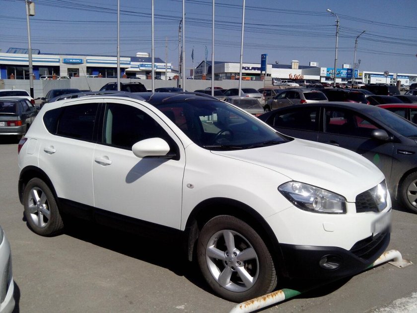 Ниссан Кашкай 2008 белый