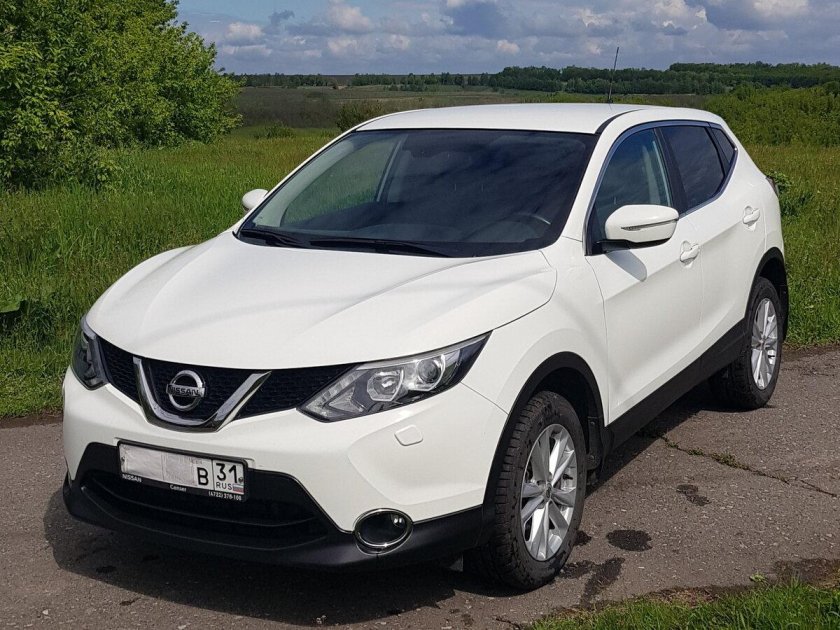 Ниссан Кашкай белый