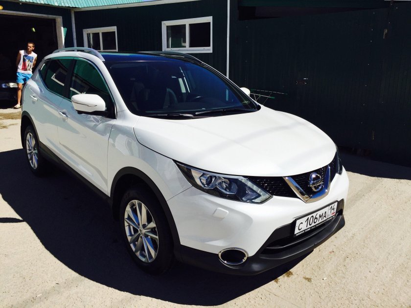 Nissan Qashqai 2016 белый