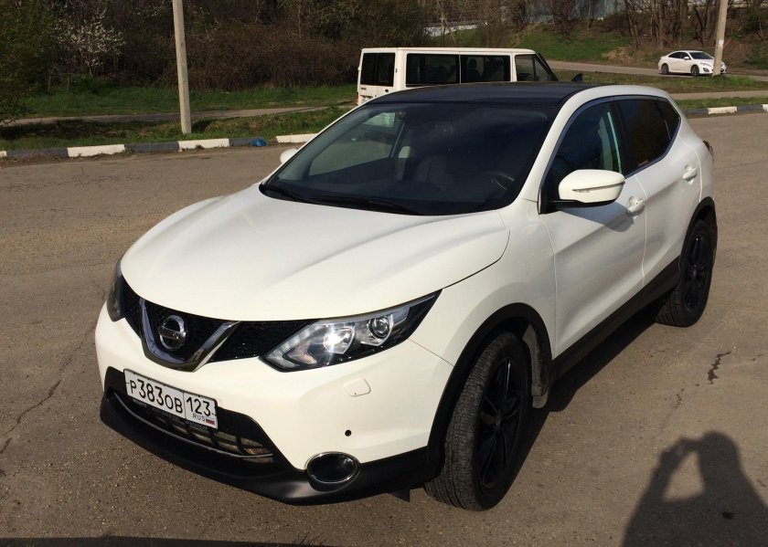 Nissan Qashqai j11 белый