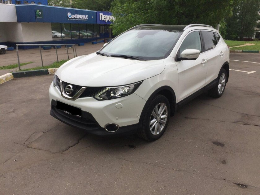 Nissan Qashqai 2014 белый