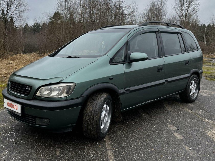 Опель зеленый