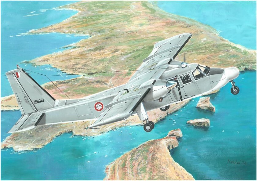 Britten-norman islander bn-2 a ввс англии