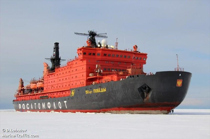 50 Лет Победы атомный ледокол