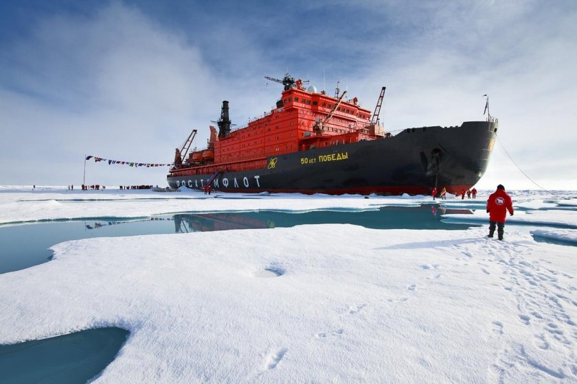 50 Лет Победы атомный ледокол