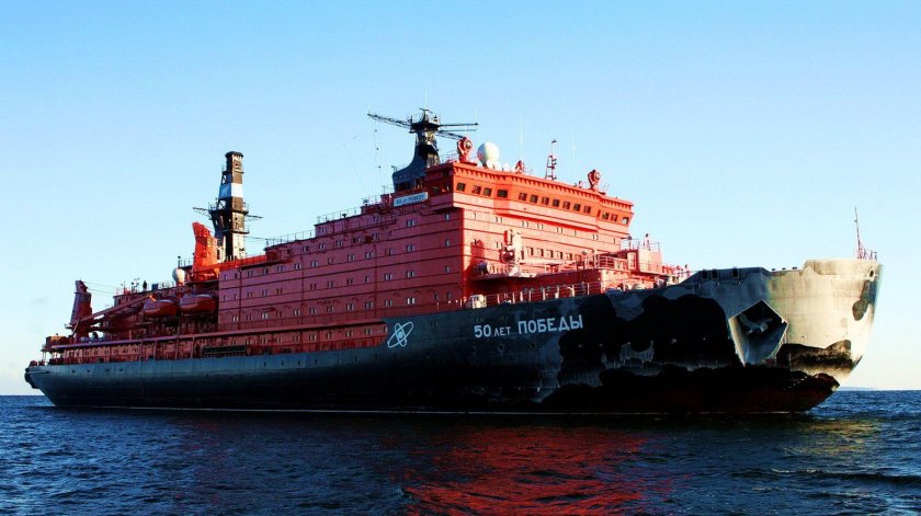 50 Лет Победы атомный ледокол