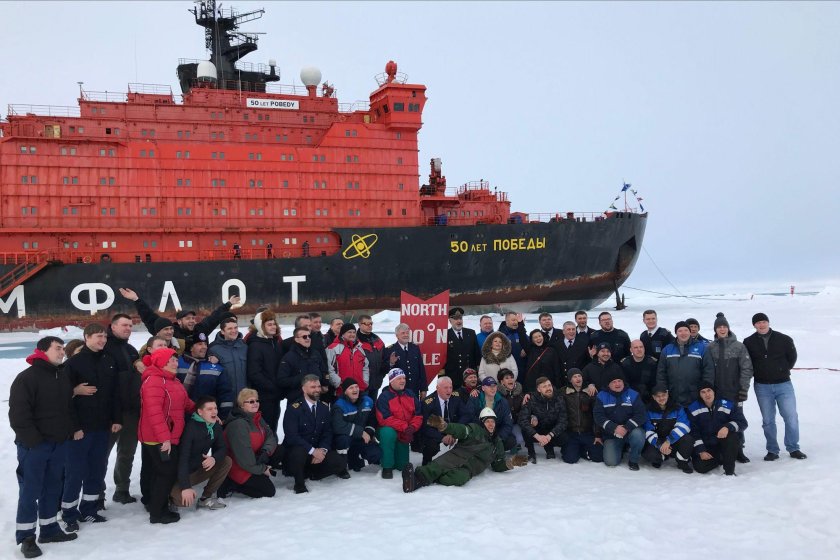 50 Лет Победы атомный ледокол