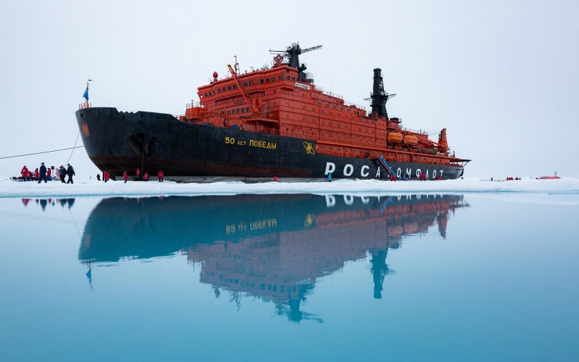 50 Лет Победы атомный ледокол
